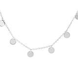 Срібне кольє Proba з без каменів, вага виробу 3,25 г (2134473) 450500 розмір, фото 2