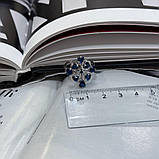 Срібне кільце Proba із сапфіром nano 1.775ct, вага виробу 3,7 г (2174653) 17 розмір, фото 4