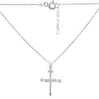 Срібне кольє Proba з фіанітами, вага виробу 7,42 г (2175209) 400450 розмір