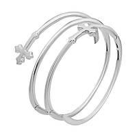 Срібний браслет Proba з без каменів, вага виробу 27,36 г (2175223) 18 розмір