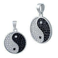 Срібна підвіска Proba з фіанітами (2035626)