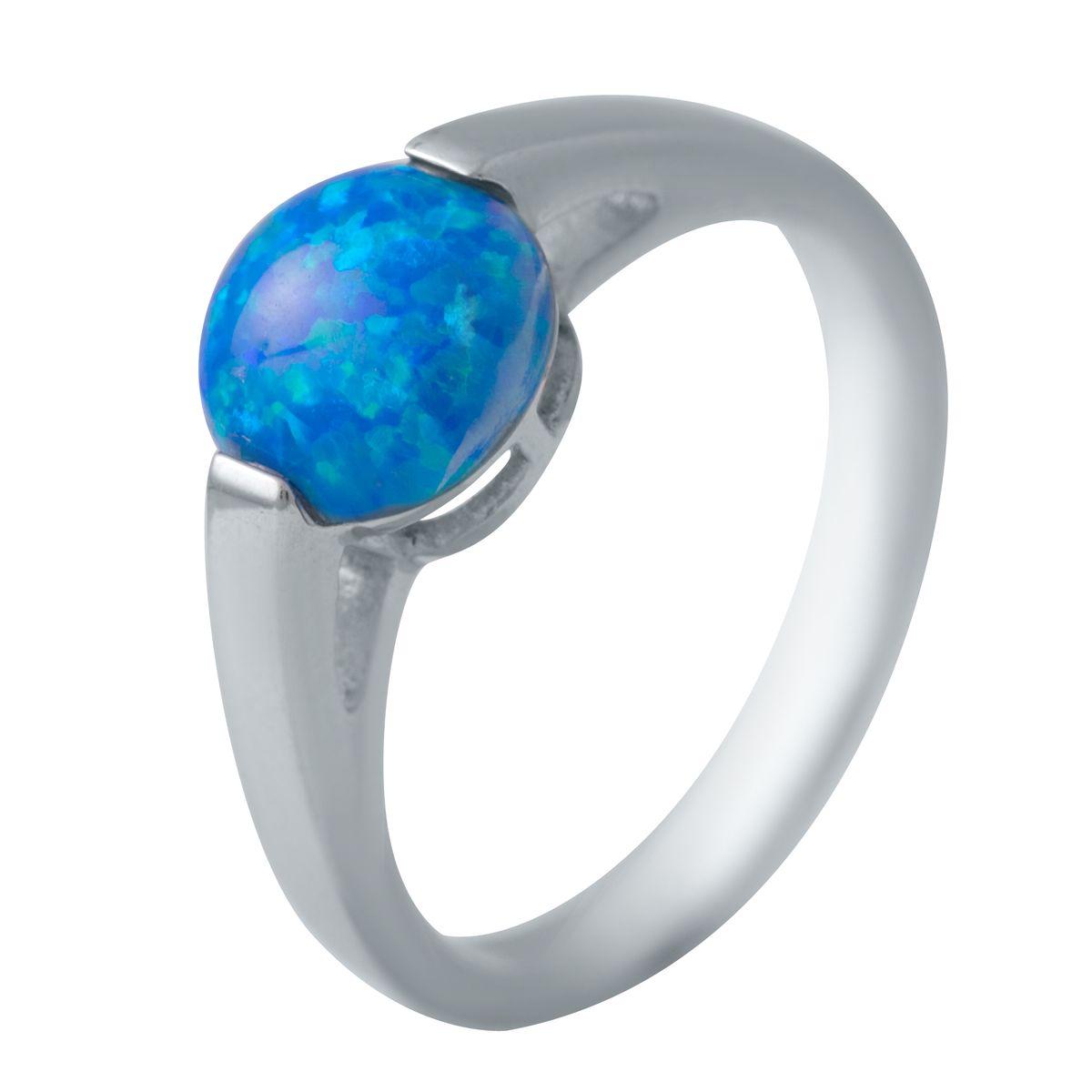 Срібне кільце Proba з опалом 0.917ct, вага виробу 2,45 г (2035794) 18 розмір, фото 1