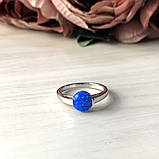 Срібне кільце Proba з опалом 0.917ct, вага виробу 2,45 г (2035794) 18 розмір, фото 2