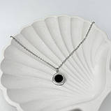 Срібне кольє Proba з ємалю, вага виробу 2,69 г (2137733) 450500 розмір, фото 2