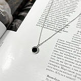 Срібне кольє Proba з ємалю, вага виробу 2,69 г (2137733) 450500 розмір, фото 4