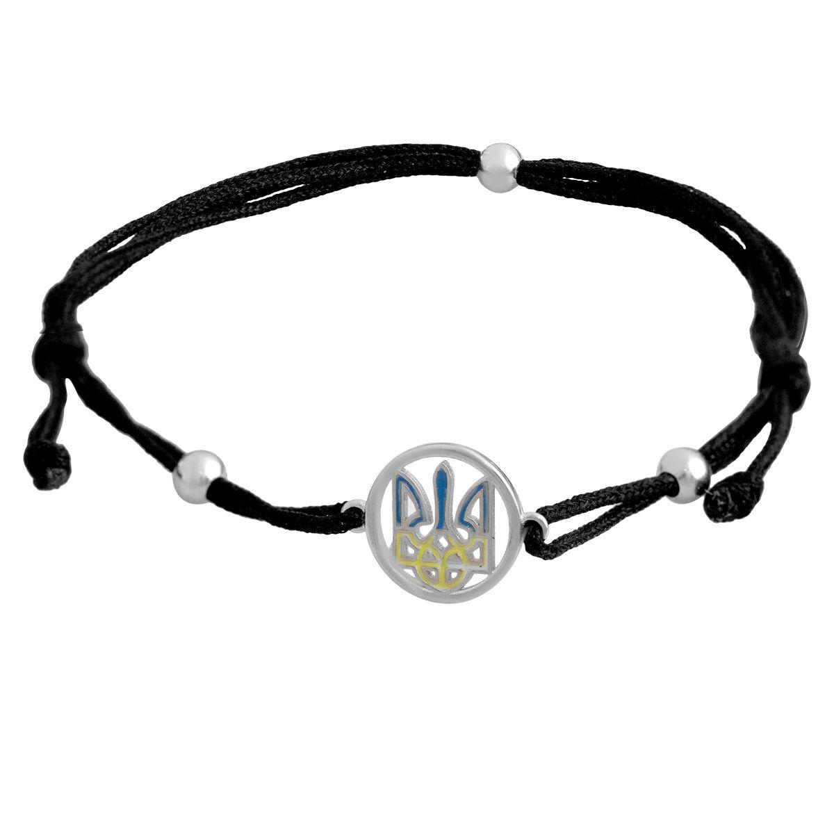 Срібний браслет Proba з ємаллю, вага виробу 1,33 г (2137764) 1720 розмір, фото 1