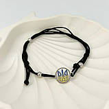 Срібний браслет Proba з ємаллю, вага виробу 1,33 г (2137764) 1720 розмір, фото 6