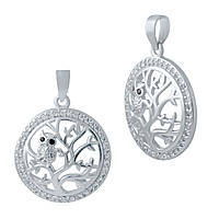 Срібна підвіска Proba з фіанітами (2036708)