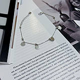 Срібний браслет Proba з без каменів, вага виробу 3,24 г (2037064) 1720 розмір, фото 2