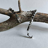 Срібний браслет Proba з фіанітами, вага виробу 12,09 гр (2191803) 1720 розмір, фото 5