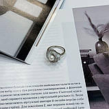 Срібне кільце Proba з натуральними перламутром, вага виробу 6,02 г (2175377) 17.5 розмір, фото 3