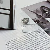 Срібне кільце Proba з натуральними перламутром, вага виробу 6,02 г (2175377) 17.5 розмір, фото 4