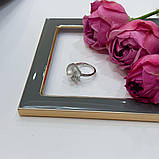 Срібне кільце Proba з натуральними перламутром, вага виробу 6,02 г (2175377) 17.5 розмір, фото 8