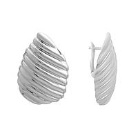 Срібні сережки Proba без каменів (2175414)