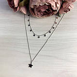 Срібне кольє Proba з без каменів, вага виробу 4,42 г (2037187) 400430 розмір, фото 2