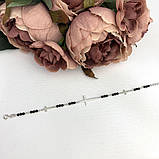 Срібний браслет Proba з натуральною шпинеллю, вага виробу 2,68 г (2037224) 1720 розмір, фото 2