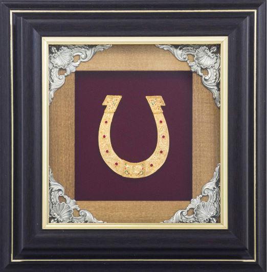 Подарункове панно плакетка в дерев'яній рамці "Герб Одеси з тритонами", фото 1