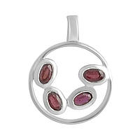 Срібна підвіска Proba з рубіном 1.2ct (2140344)