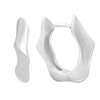 Срібні сережки Proba без каменів (2191834)