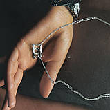 Срібне кольє Proba з фіанітами, вага виробу 4,53 г (2191865) 400450 розмір, фото 3