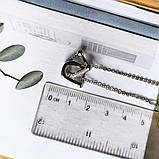 Срібне кольє Proba з фіанітами, вага виробу 4,53 г (2191865) 400450 розмір, фото 4