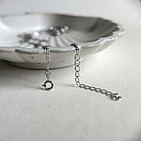 Срібне кольє Proba з фіанітами, вага виробу 4,53 г (2191865) 400450 розмір, фото 5