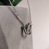 Срібне кольє Proba з фіанітами, вага виробу 4,53 г (2191865) 400450 розмір, фото 6