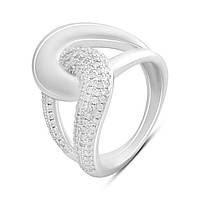 Срібне кільце Proba з фіанітами, вага виробу 8 г (2191896) 18 розмір