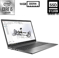 Ноутбук HP ZBook Power G7/15.6” IPS 1920x1080/Core i5-10300H 2.50GHz/16GB DDR4/SSD 512GB/UHD Graphics Камера Б/В