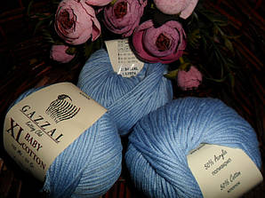 Gazzal cotton Baby XL (Бебі коттон ХЛ) 3423 блакитний