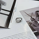 Срібне кільце Proba з натуральними перлами, вага виробу 8,24 г (2175650) 17 розмір, фото 2