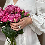 Срібне кільце Proba з натуральними перлами, вага виробу 8,24 г (2175650) 17 розмір, фото 5