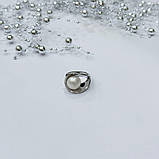 Срібне кільце Proba з натуральними перлами, вага виробу 8,24 г (2175650) 17 розмір, фото 6
