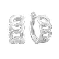 Срібні сережки Proba без каменів (2143338)