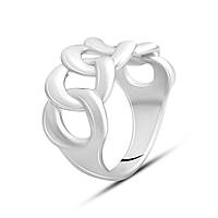 Срібне кільце Proba з без каменів, вага виробу 7,57 г (2143390) 17 розмір