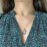 Срібне кольє Proba з без каменів, вага виробу 4,16 г (2191988) 450500 розмір, фото 7