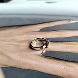 Срібне кільце Proba з натуральним оніксом, вага виробу 4,18 г (2176237) 17 розмір, фото 6