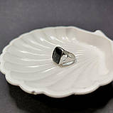 Срібне кільце Proba з натуральним оніксом, вага виробу 4,37 г (60002121) 18 розмір, фото 4