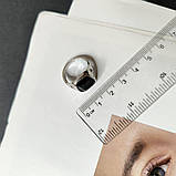 Срібне кільце Proba з натуральним оніксом, вага виробу 4,37 г (60002121) 18 розмір, фото 6