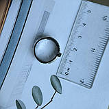 Срібне кільце Proba зі смарагдом nano 0.518ct, вага виробу 2,63 г (2192138) 18.5 розмір, фото 4