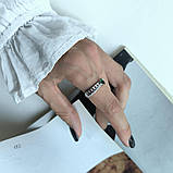 Срібне кільце Proba зі смарагдом nano 0.518ct, вага виробу 2,63 г (2192138) 18.5 розмір, фото 7