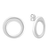 Срібні сережки Proba без каменів (2143963)