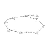 Срібний браслет на ногу Proba з без каменів, вага виробу 2,49 г (2144199) 2326 розмір