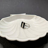 Срібне кільце Proba з натуральним оніксом, вага виробу 2,89 г (60002123) 18 розмір, фото 6