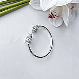 Срібний браслет Proba з фіанітами, вага виробу 11,28 г (2145004), фото 3