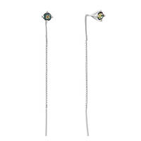 Срібні сережки Proba з містик топазом 0.49ct (2192275)