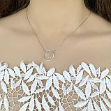 Срібне кольє Proba з без каменів, вага виробу 3,84 г (2052753) 450500 розмір, фото 2