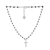 Срібне кольє Proba з натуральною шпинеллю, вага виробу 4,06 г (2052852) 400450 розмір