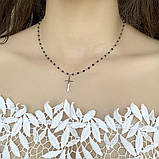 Срібне кольє Proba з натуральною шпинеллю, вага виробу 4,06 г (2052852) 400450 розмір, фото 2