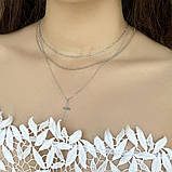 Срібне кольє Proba з без каменів, вага виробу 8,61 г (2053064) 400430 розмір, фото 2